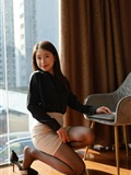 IESS Different thoughts Fun to 2022.02.04 Silk home 996: Black Silk Professional Dress by Xiaojie(23)